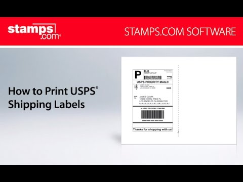 How to Print USPS Postage Stamps - Stamps.com Software 