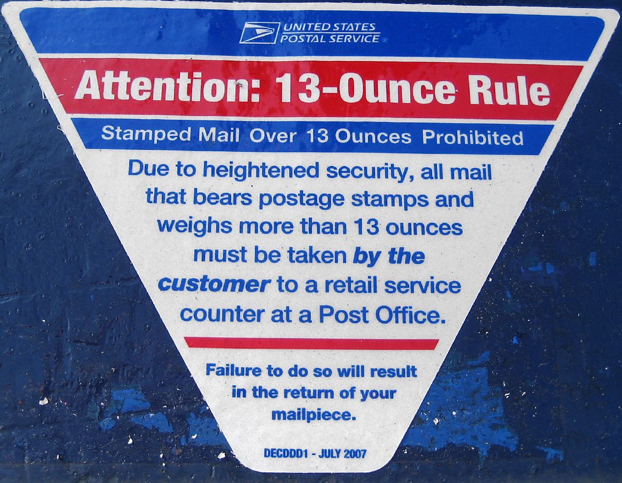 Understanding the USPS 13 Ounce Mail Rule