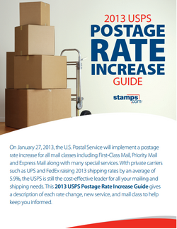 Free: 2013 USPS Postage Rate Increase Guide