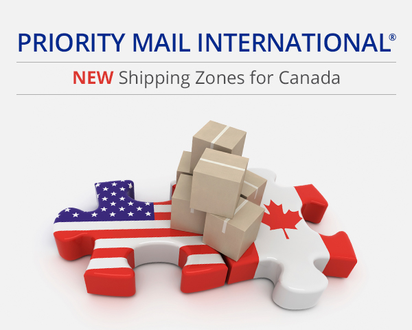 Priority Mail International: New Shipping Zones For Canada