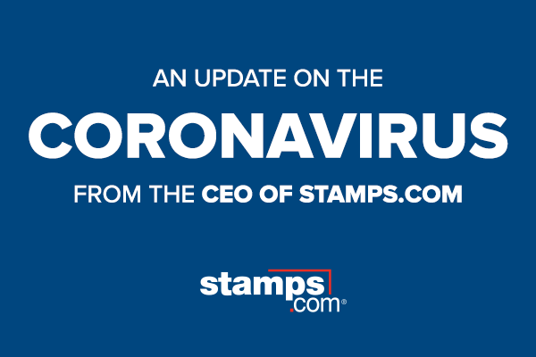 Update on Coronavirus from the CEO of Stamps.com