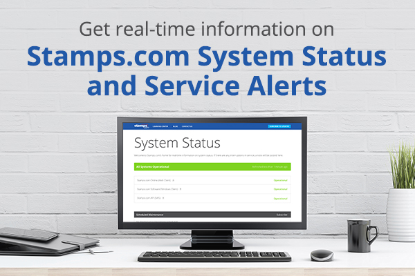 New: Stamps.com System Status Page