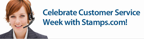 Celebrate Customer Service Week with Stamps.com