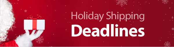2012 U.S. Postal Service Holiday Shipping Deadlines