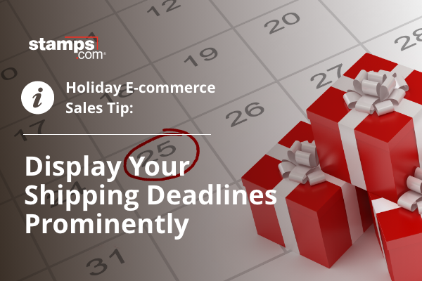 How to Share Shipping Deadlines with Your Customers